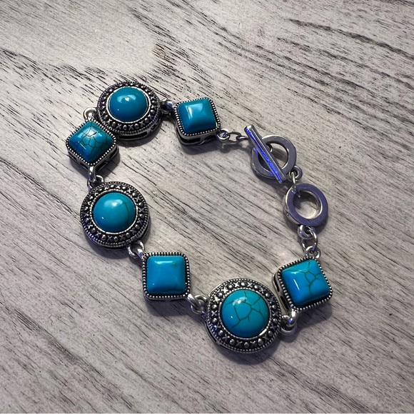 Antique German Silver Beaded Bracelet - Picture 2 of 3